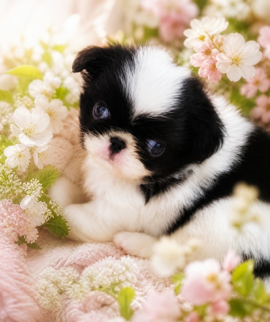 du Dieu de la Lumiere - Chiots disponibles - Epagneul Japonais
